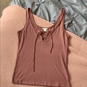 Pink aero tank top